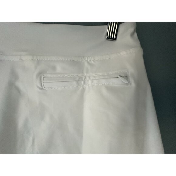 G Fore Skort Womens SZ M White Effortless Pull On Sporty Golf Mini Skirt Preppy - Picture 4 of 7
